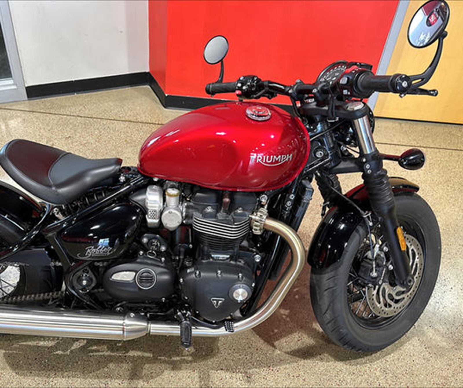 Red Hopper (code DI) Triumph Motorcycle Paint Products - All Triumph ...